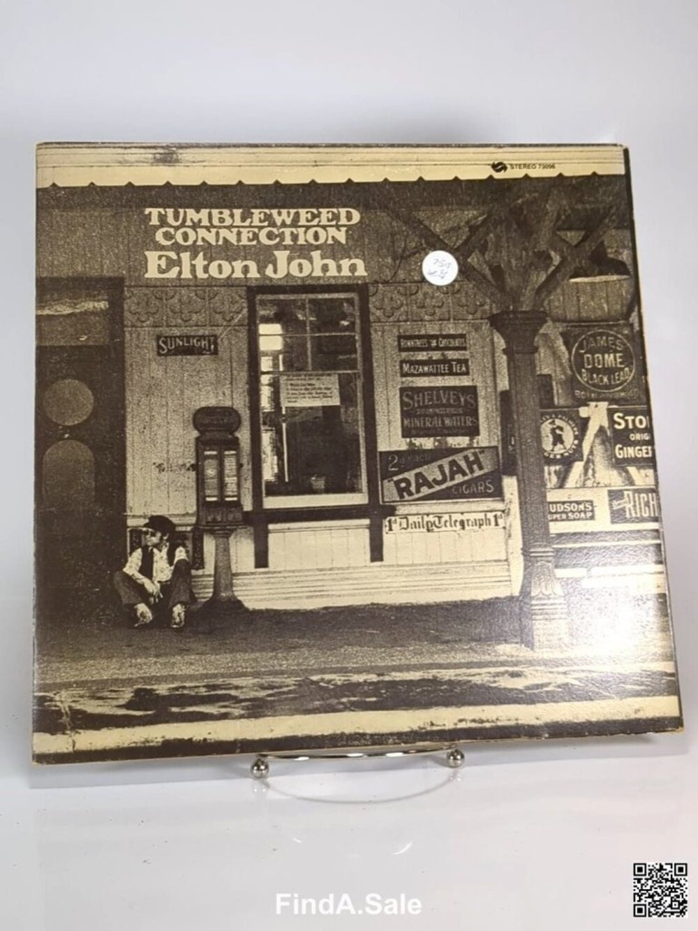 Tumbleweed Connection, Elton John Vinyl Record LP, 1970s